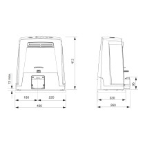 Schiebetorantrieb CAME BKV15AGS