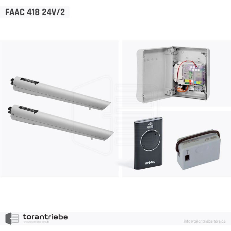 Drehtorantrieb FAAC S418 24 V/2 HANDY KIT